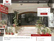 Tablet Screenshot of hotelpablas.com
